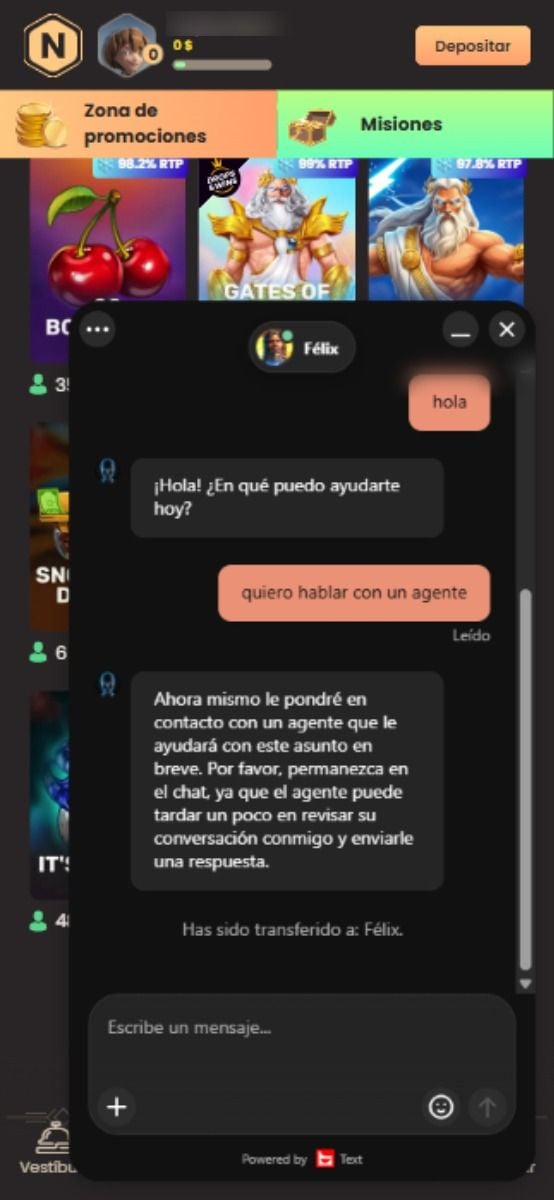 National Casino atención al cliente