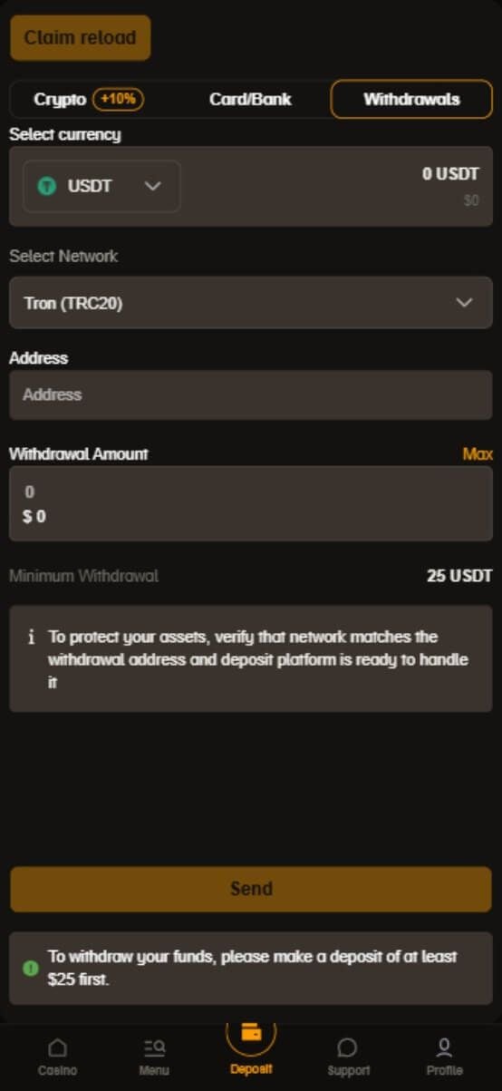 Taboobet Casino Payments 