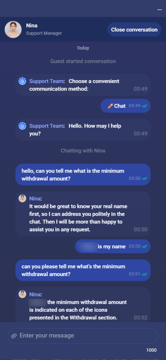 legzo casino live chat