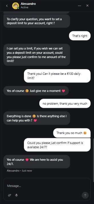RollXO Casino Support