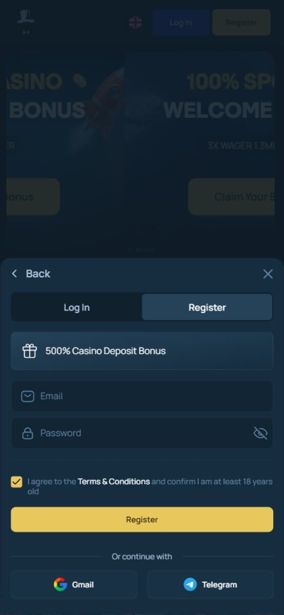 FortuneJack Casino Sign Up