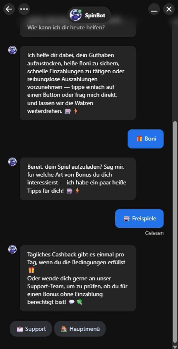 Spinrise Casino Kundensupport