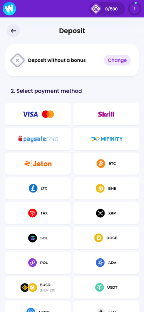 Winnerz Casino Payments
