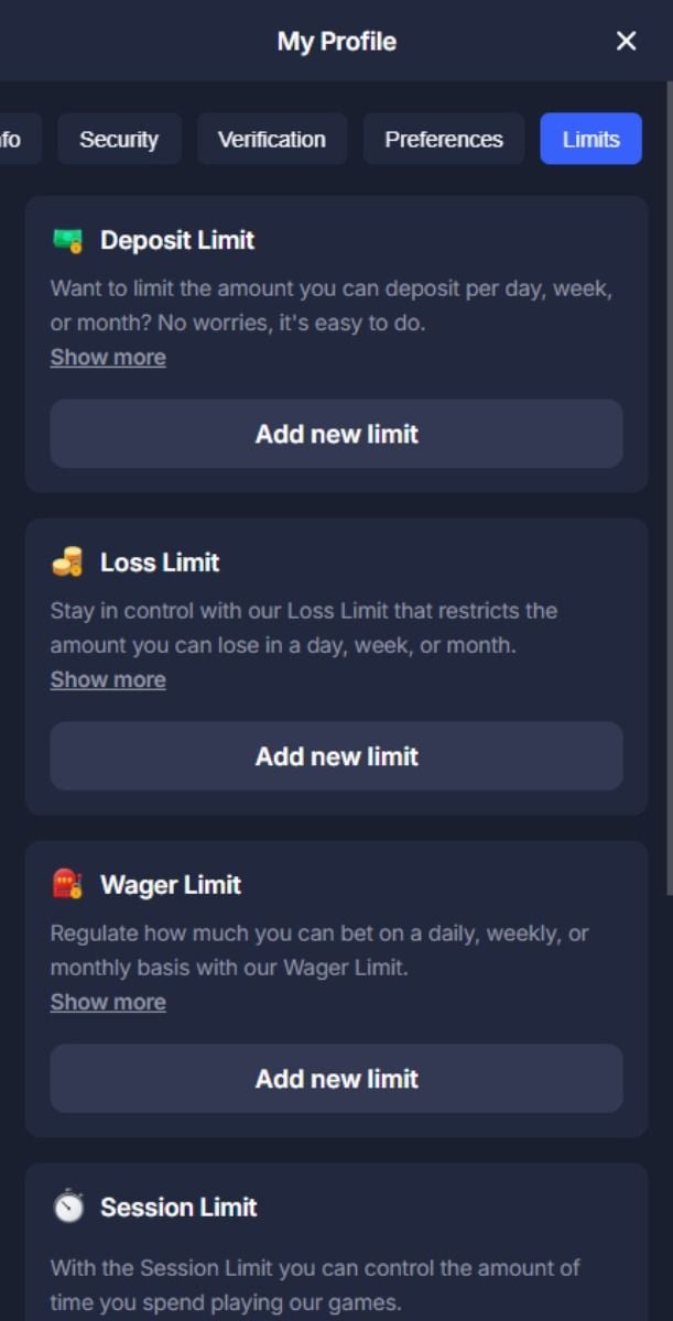 Bitstarz Casino Responsible Gambling