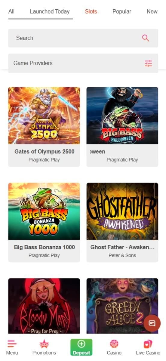 Impressario Casino pagos