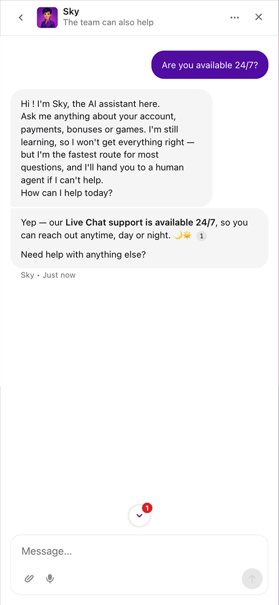 Speedz Casino Support