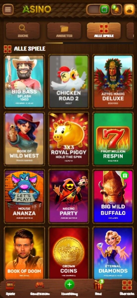 Asino Casino Spiele