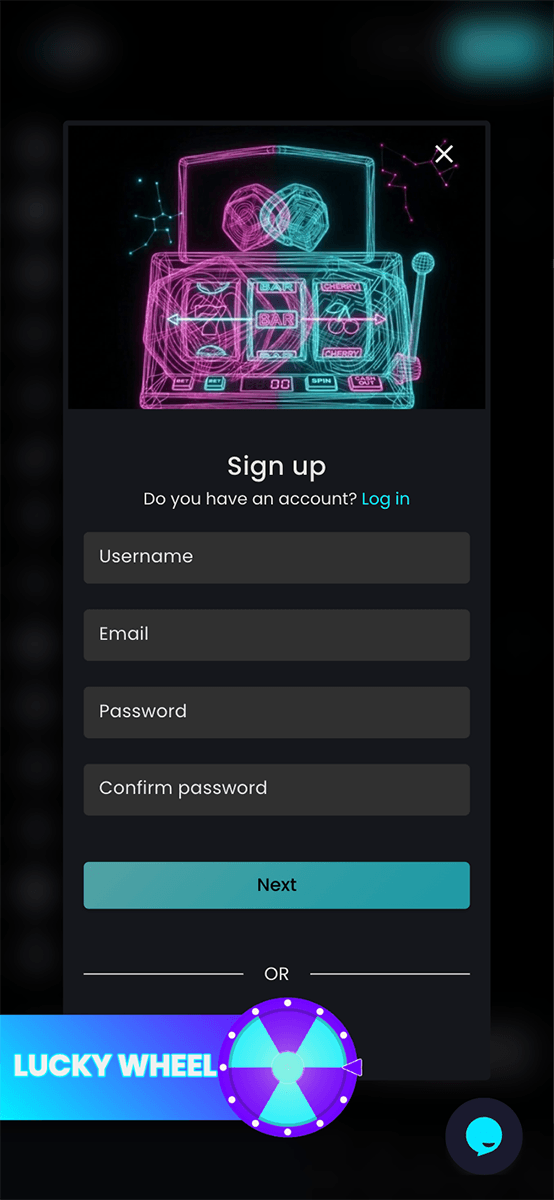 WinSpin Casino Registration Form