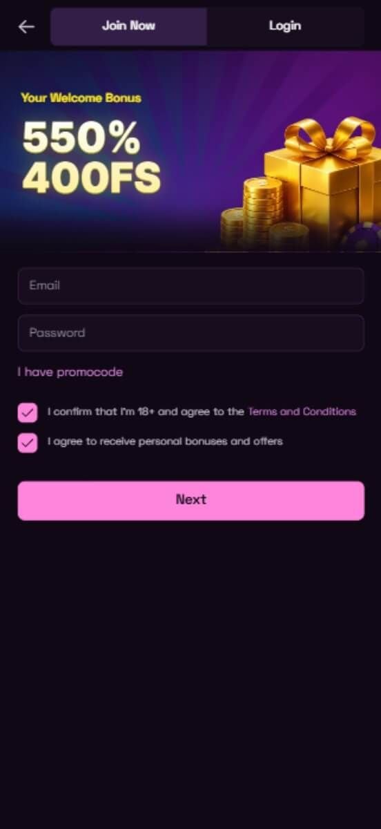 Lussurio signup