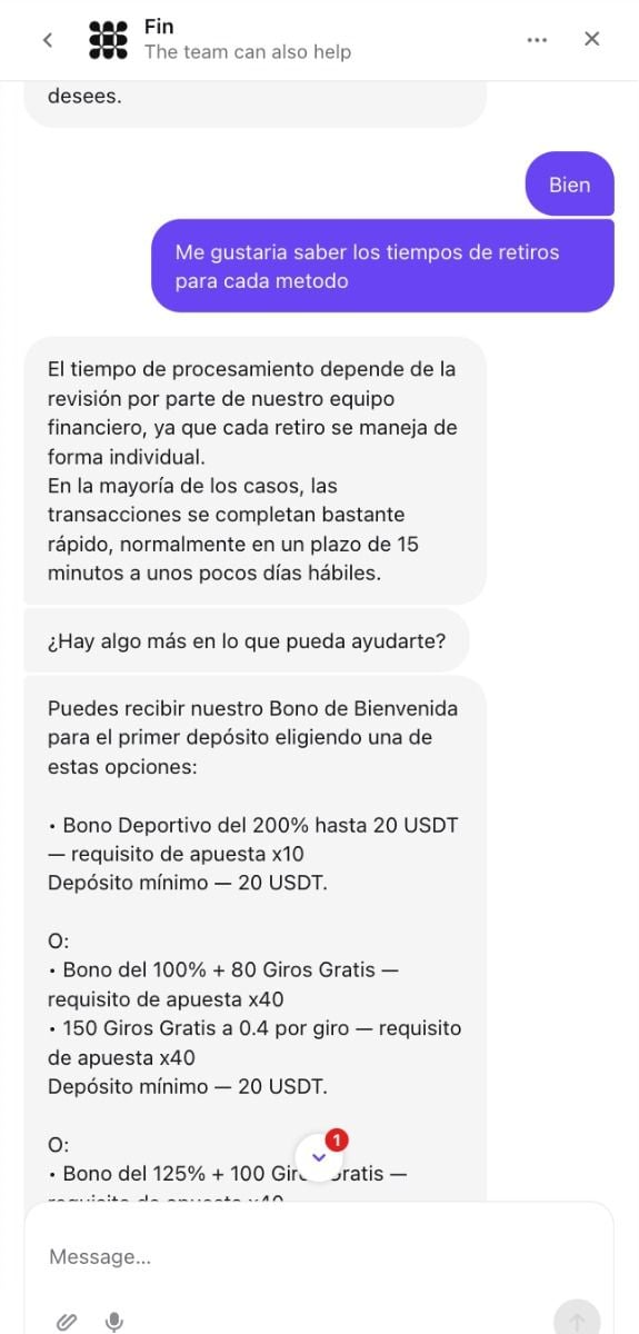 Weiss Casino soporte