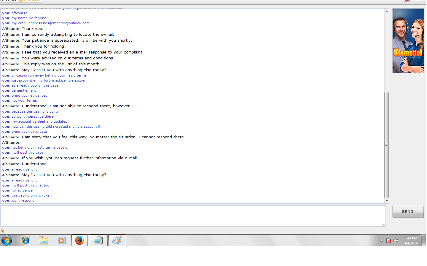 this casino wont respond at this forum lets take alook here.png
