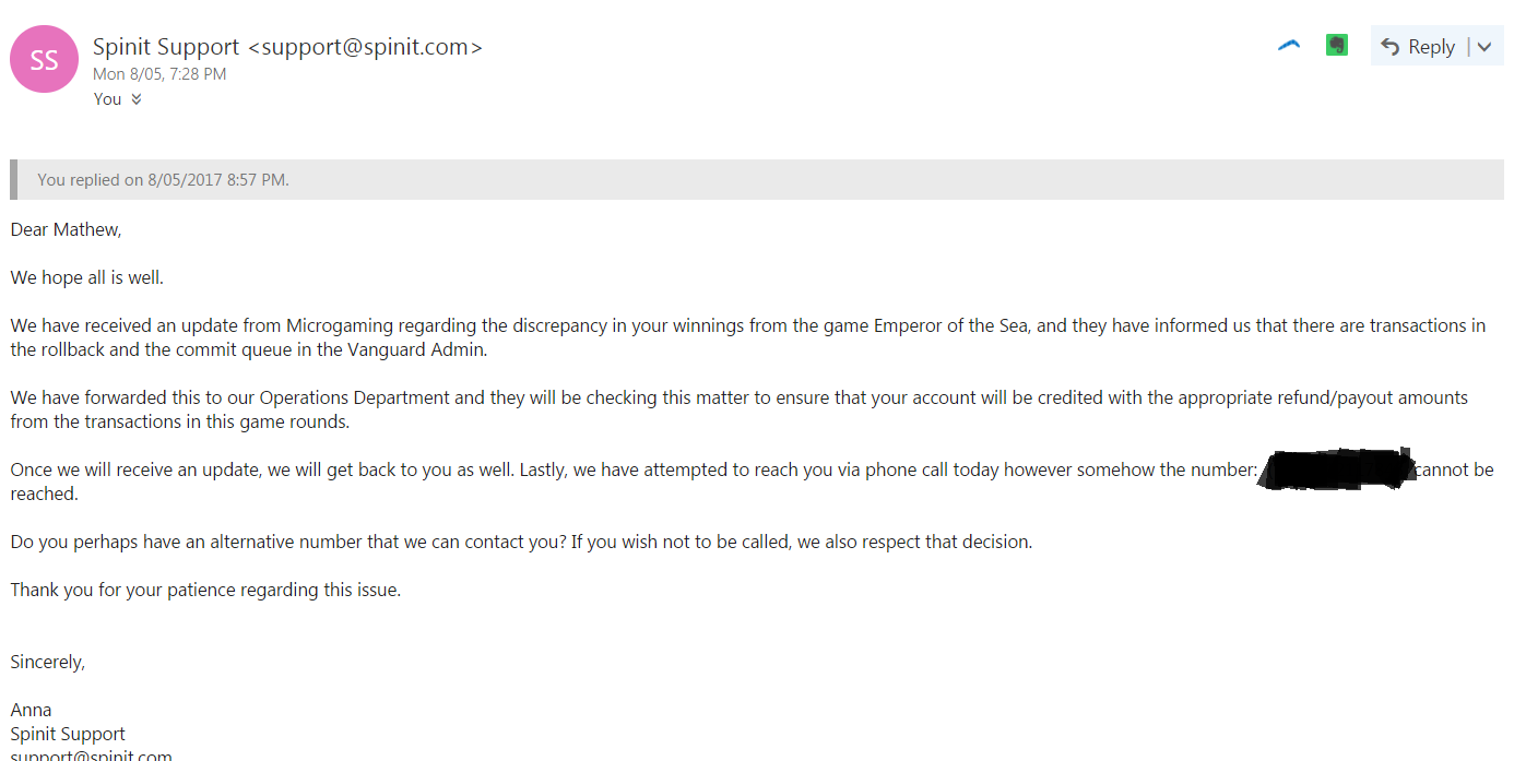 05. Admission to Vanguard and RollBack error confirmation.png