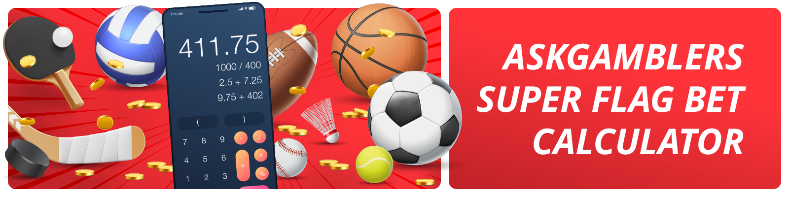 AskGamblers Super Flag Bet Calculator