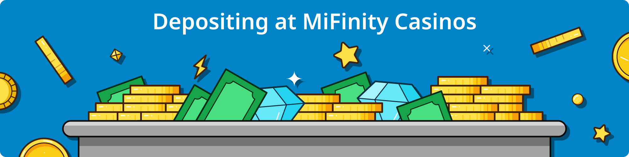 Deposit at MiFinity Casinos