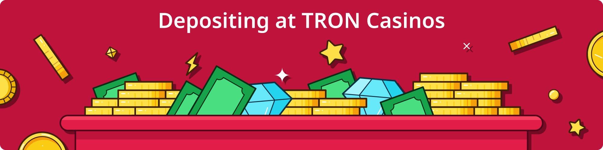 how to make a deposit with tron at online casinos