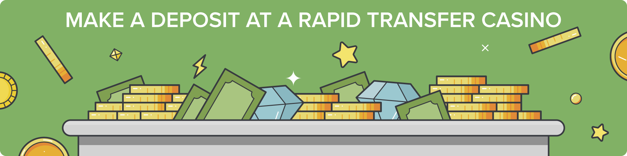 how to deposit with rapid transfer at online casinos