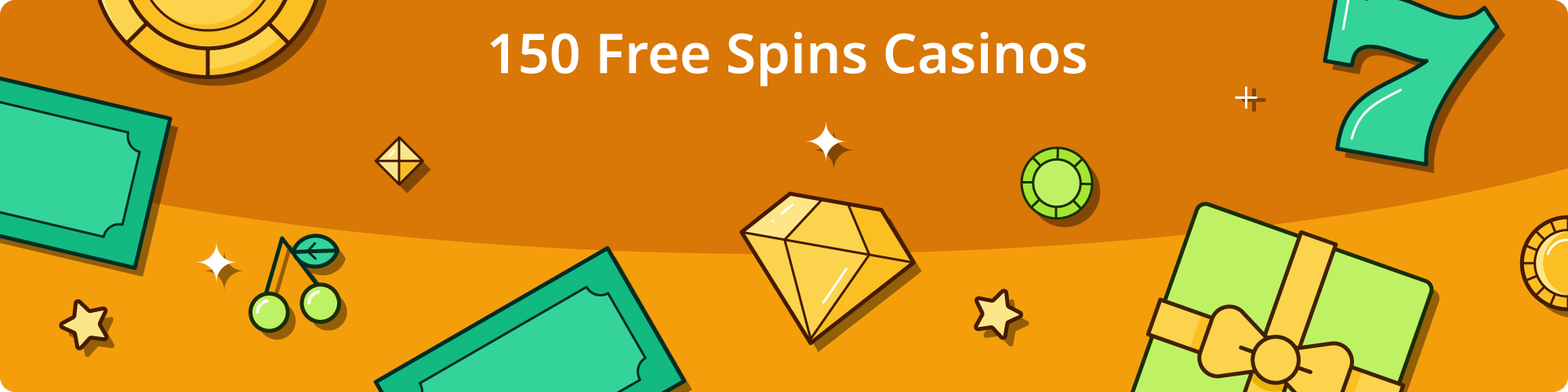 150 Free Spins Casinos