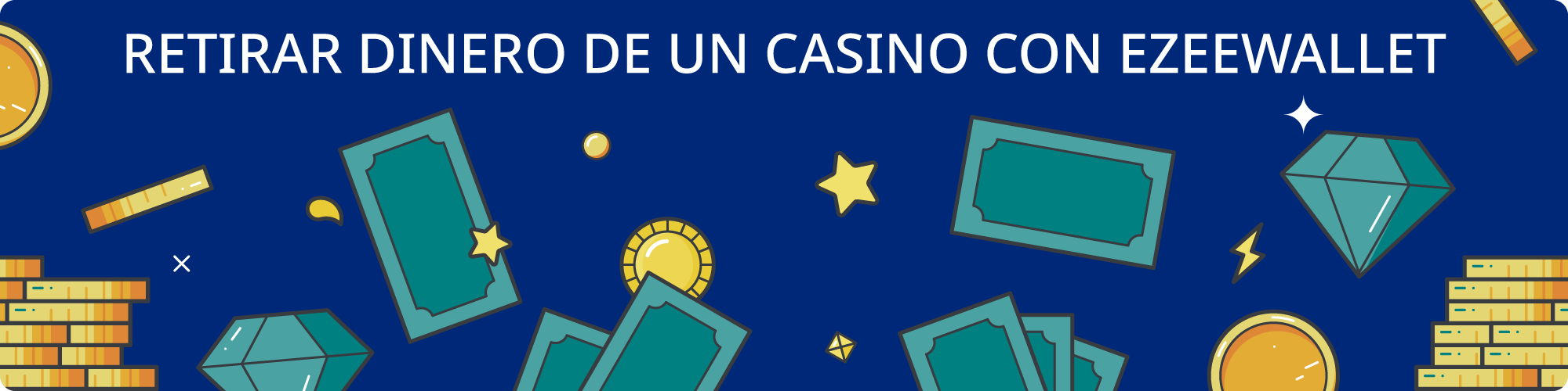 Guía para retirar dinero de un casino con eZeeWallet