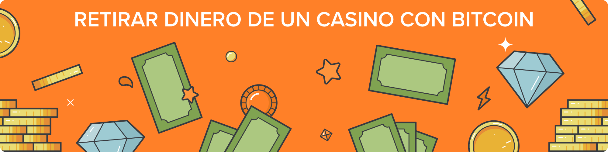 Retirar dinero de un casino con Bitcoin