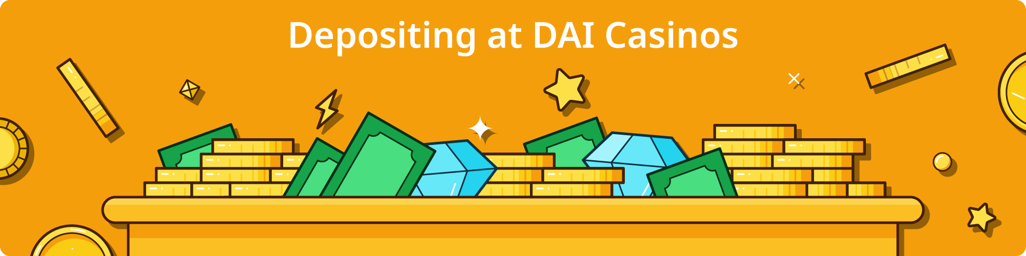 depositing money with dai at online casinos