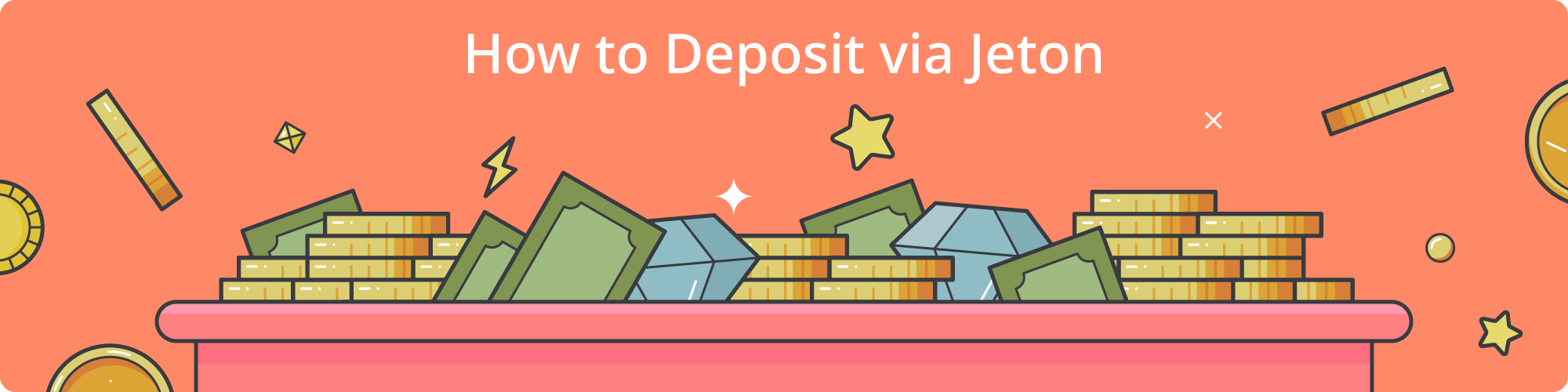 how to deposit real money with jeton