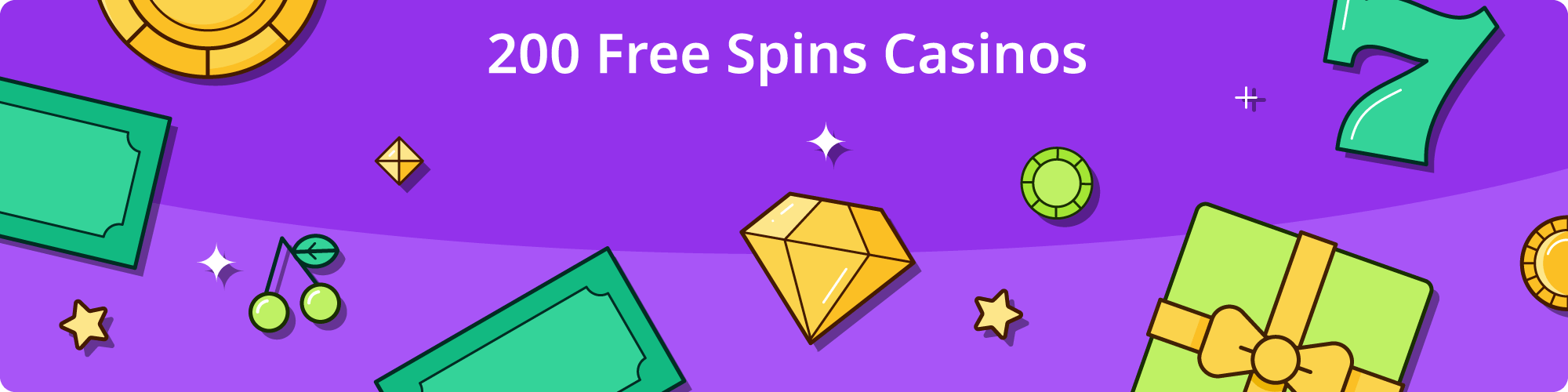 200 Free Spins Casinos