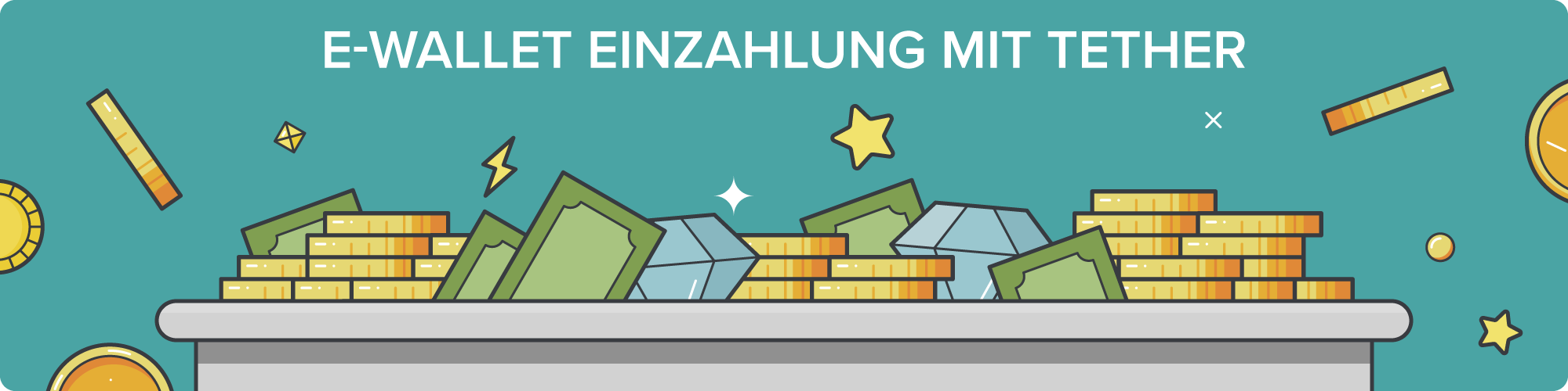 tether zahlungen einzahlung