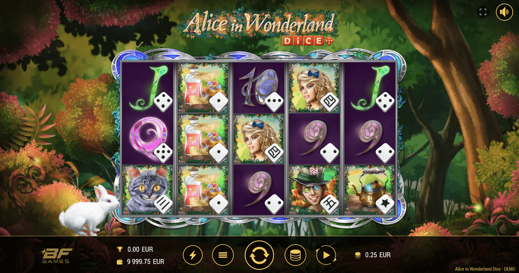 Slot Alice In Wonderland Dice