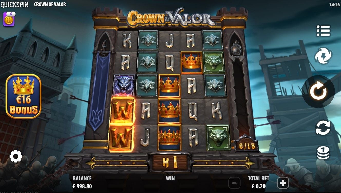 Slot Crown of Valor