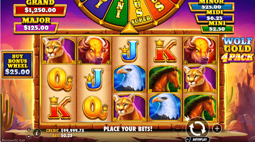 Wolf Gold 4 Pack Slot