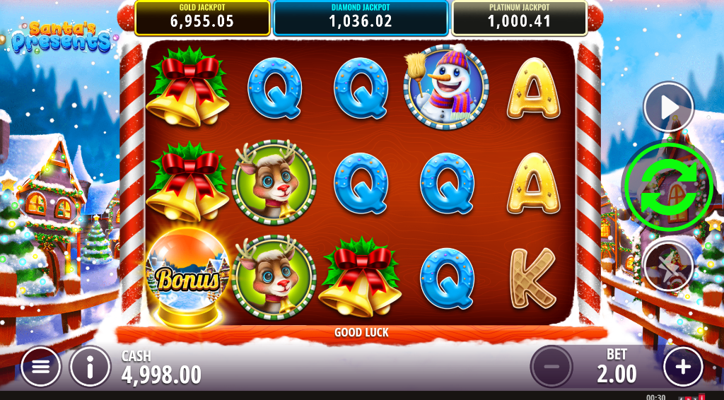 Caça-níquel Santa's Presents