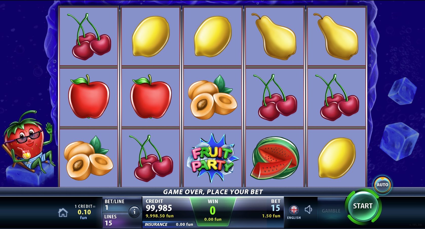 Caça-níqueis Fruit Party Deluxe