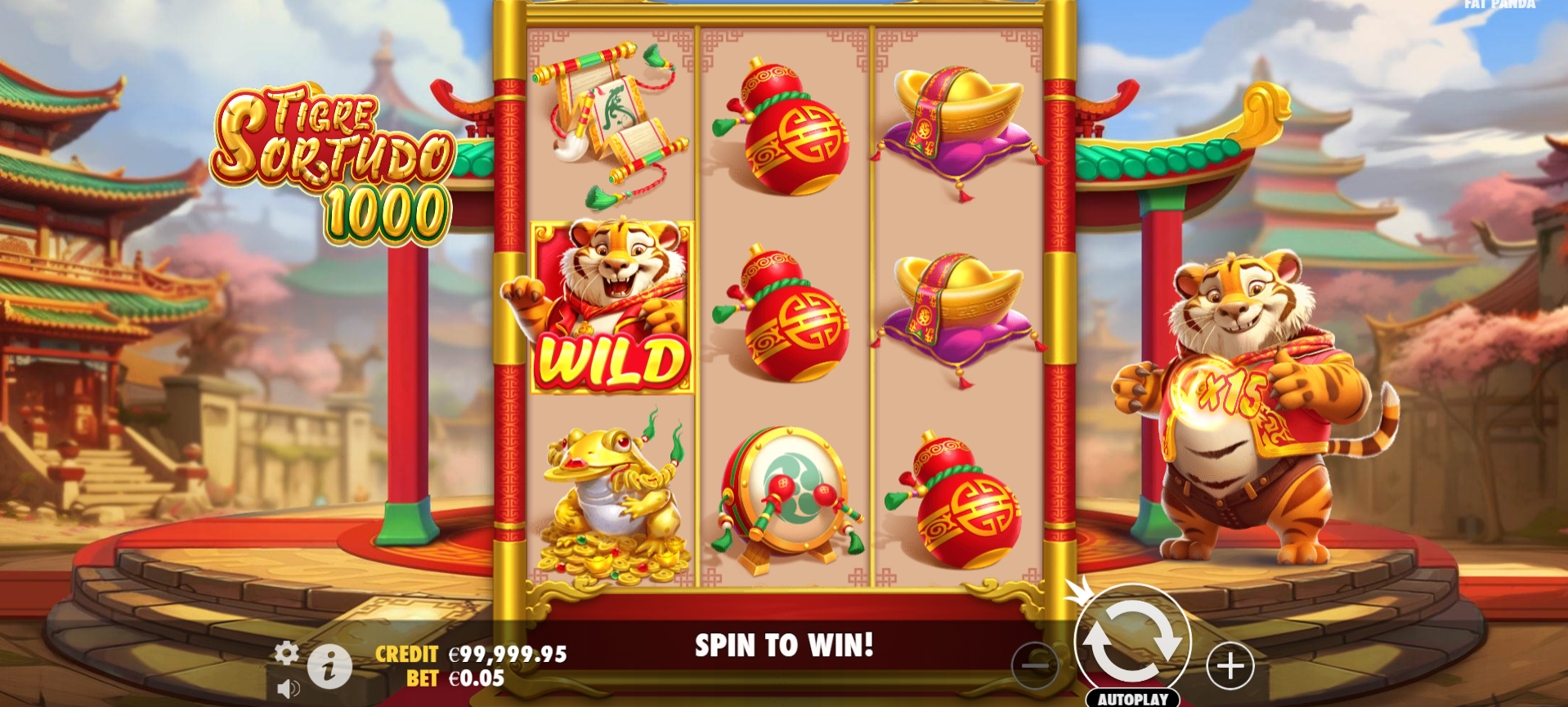 Tigre Sortudo 1000 Slot