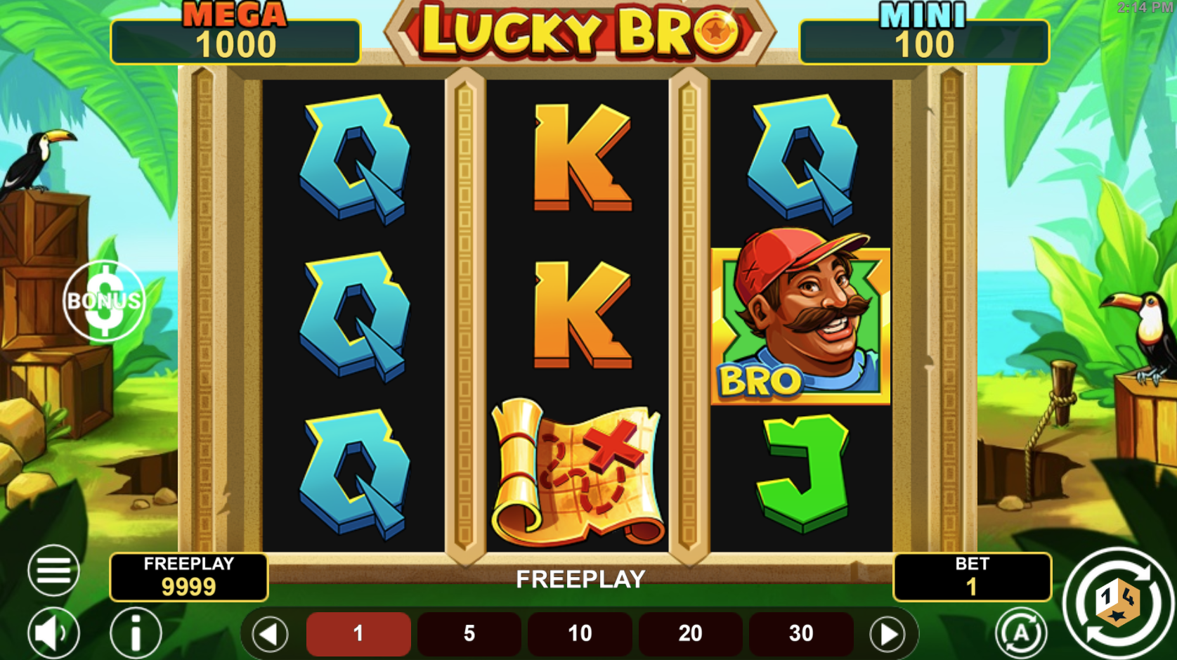 Lucky Bro Hold & Win Slot