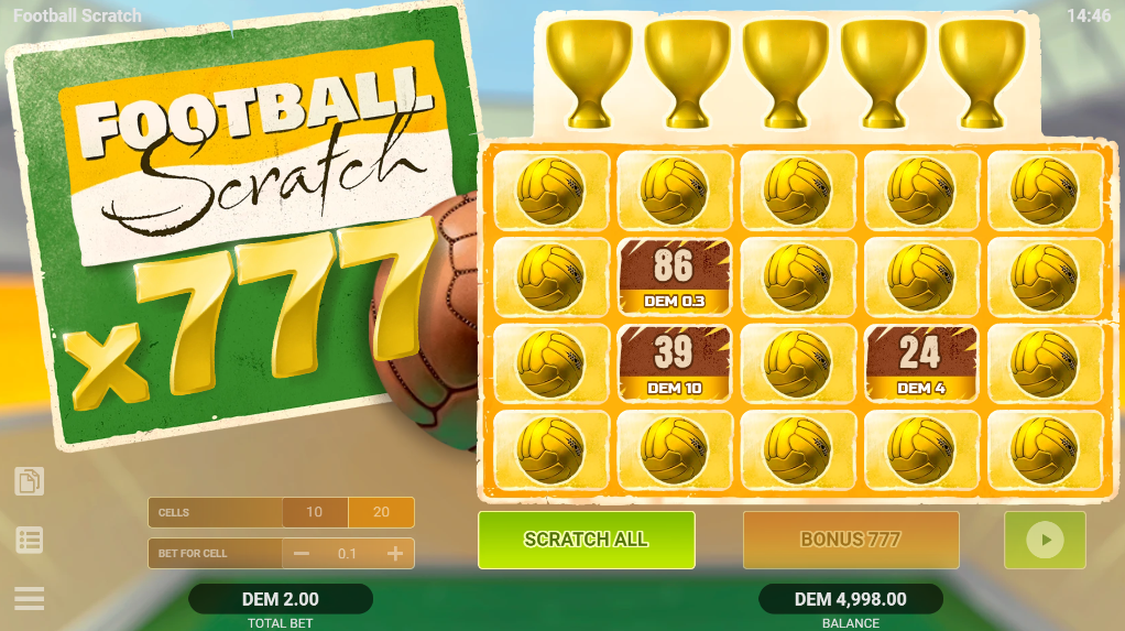 Footbal Scratch Slot