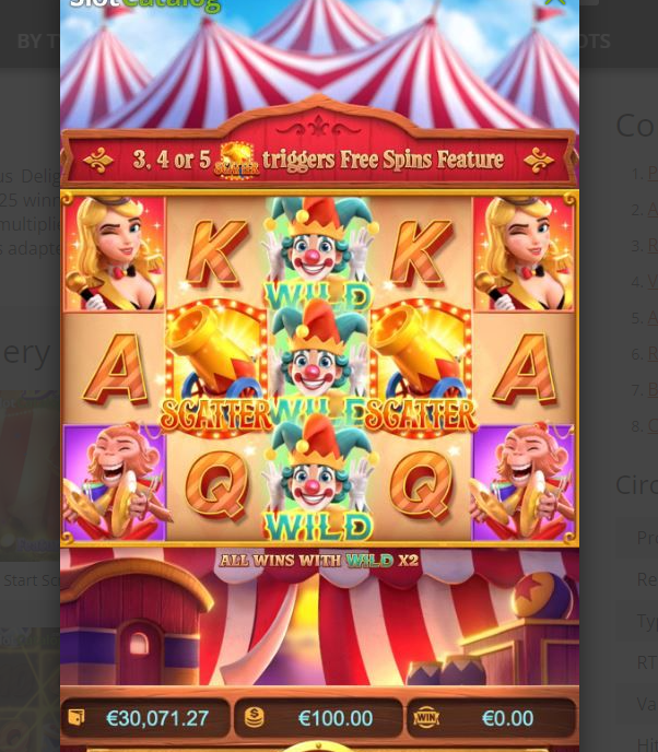 Circus Delight Slot