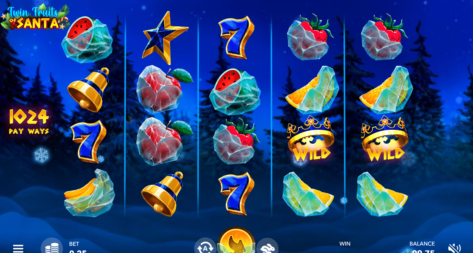 Twin Fruits of Santa Slot