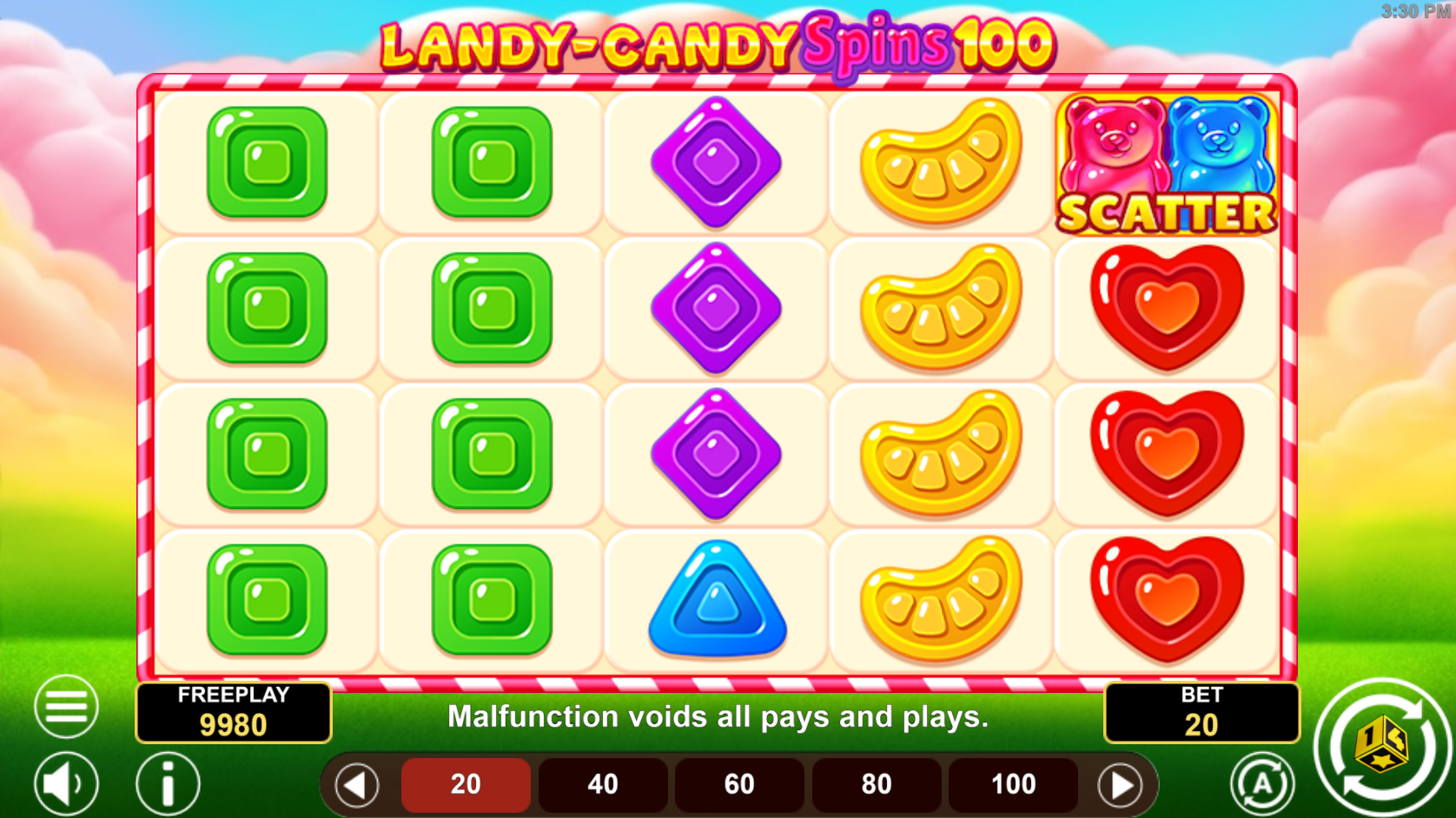 Landy-Candy Spins 100 Slot