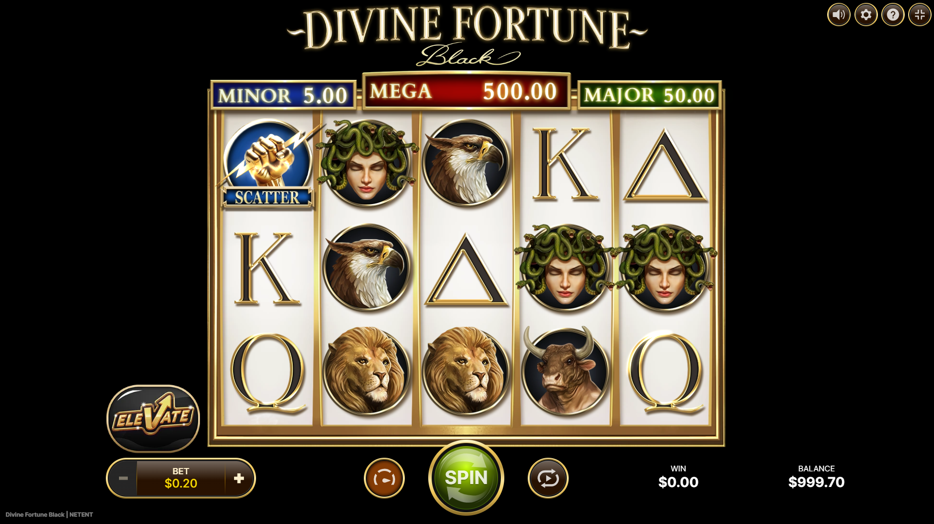 Divine Fortune Black Slot