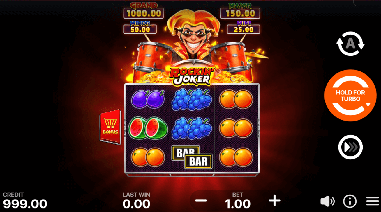 Rockin' Joker Hold and Win Slot