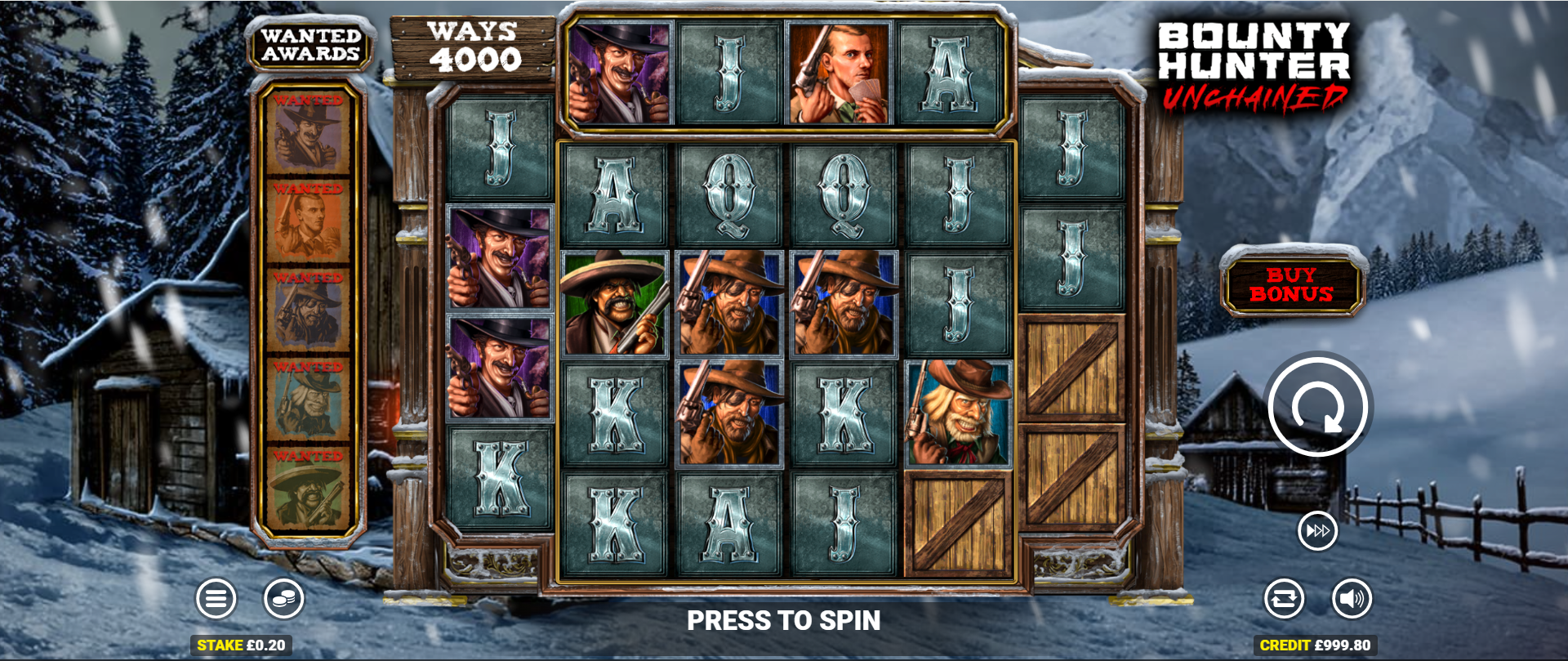 Bounty Hunter Unchained Slot