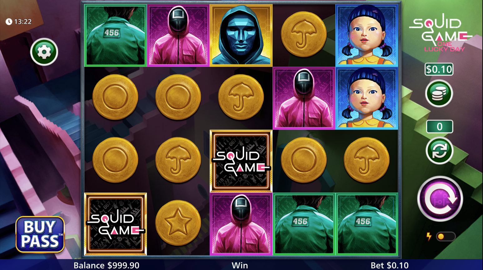 Caça-níquel Squid Game: One Lucky Day
