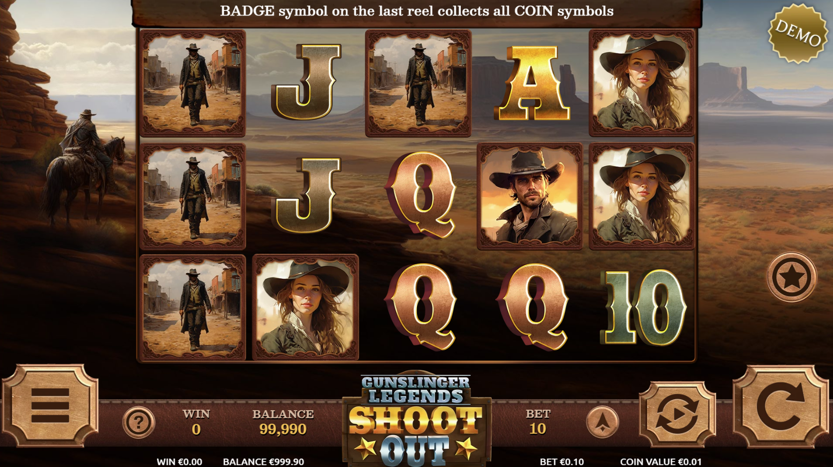 Gunslinger Legends Shoot Out Slot
