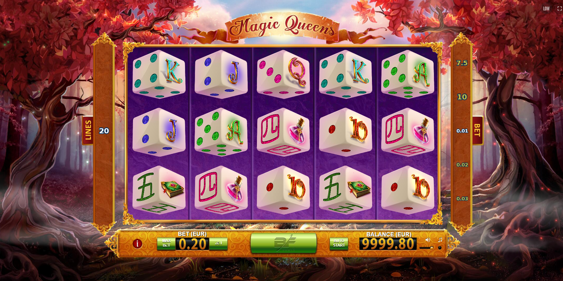 Magic Queens Dice Slot