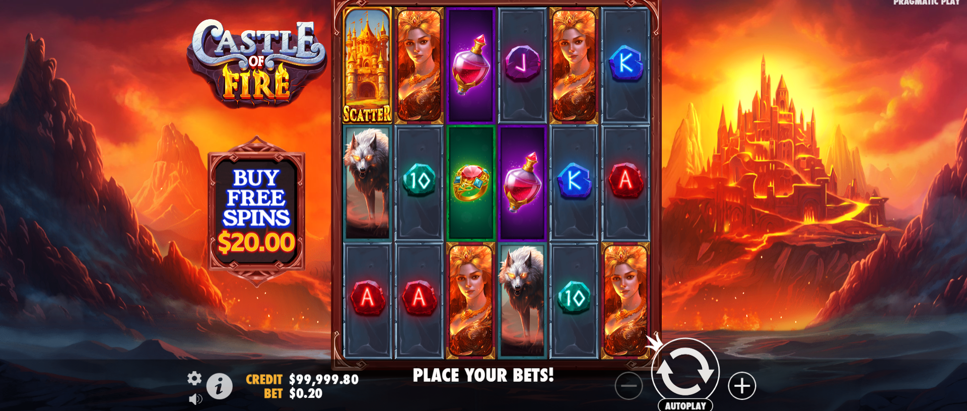 Castle of Fire Slot