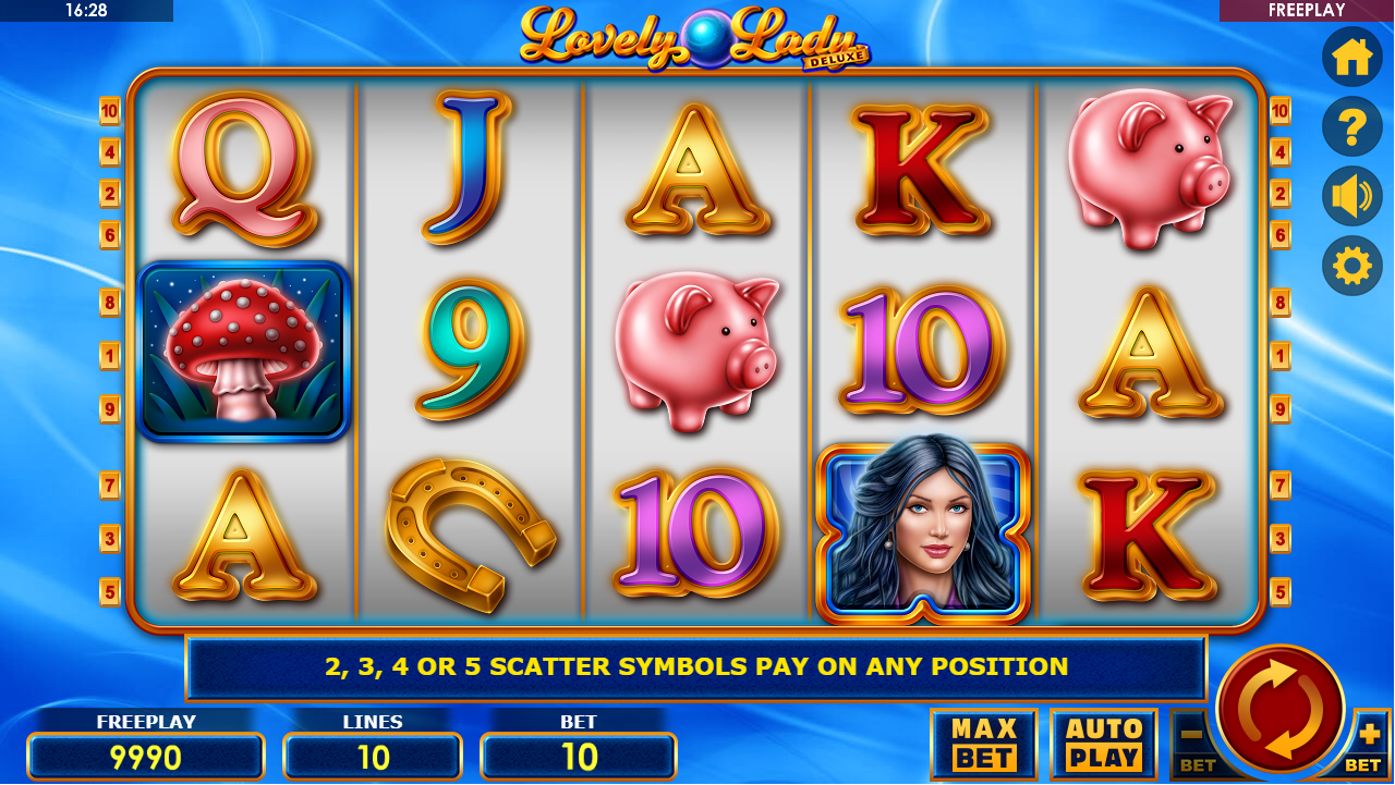 Lovely Lady Deluxe Slot