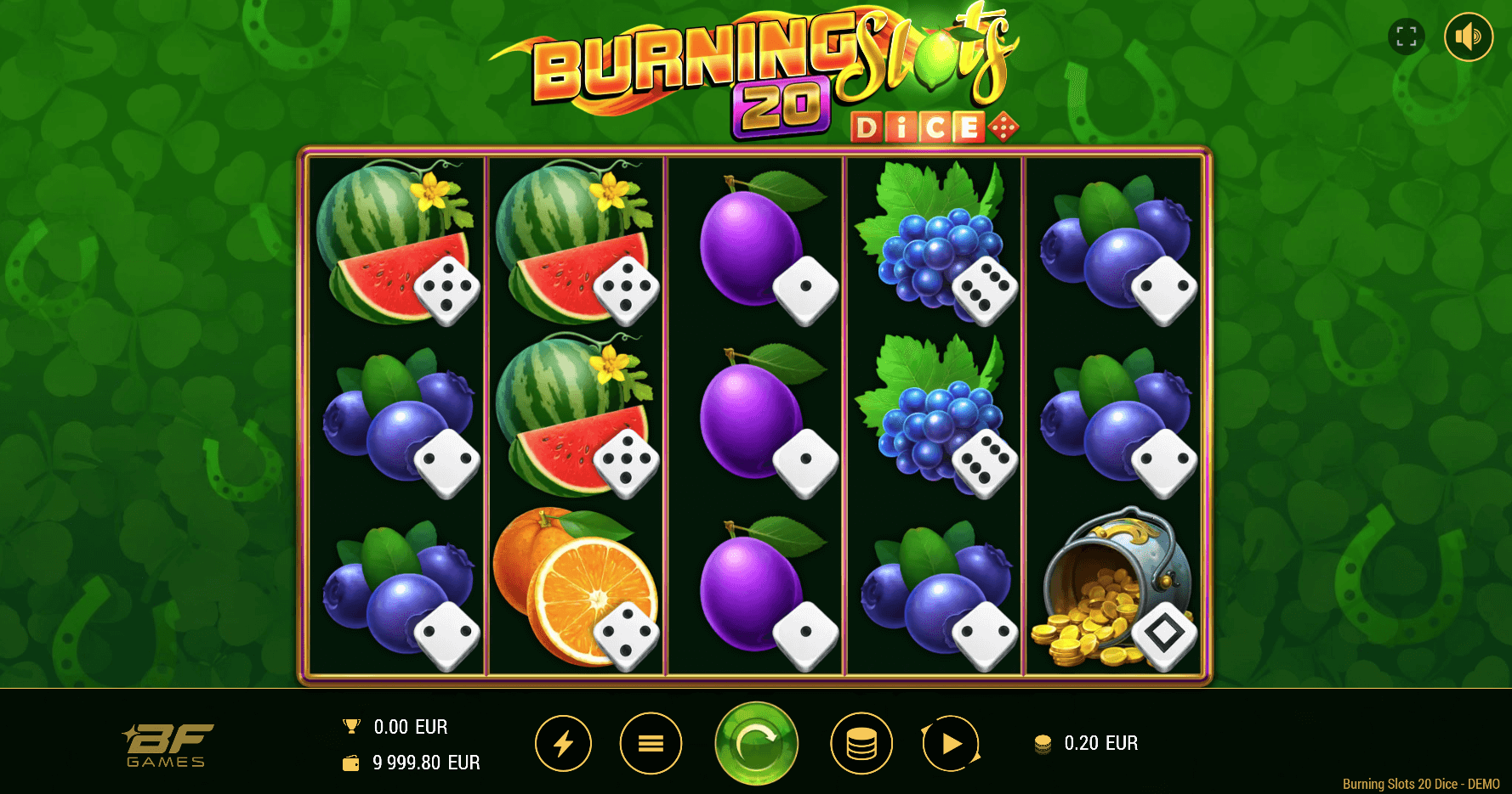 Tragamonedas Burning Slots 20 Dice