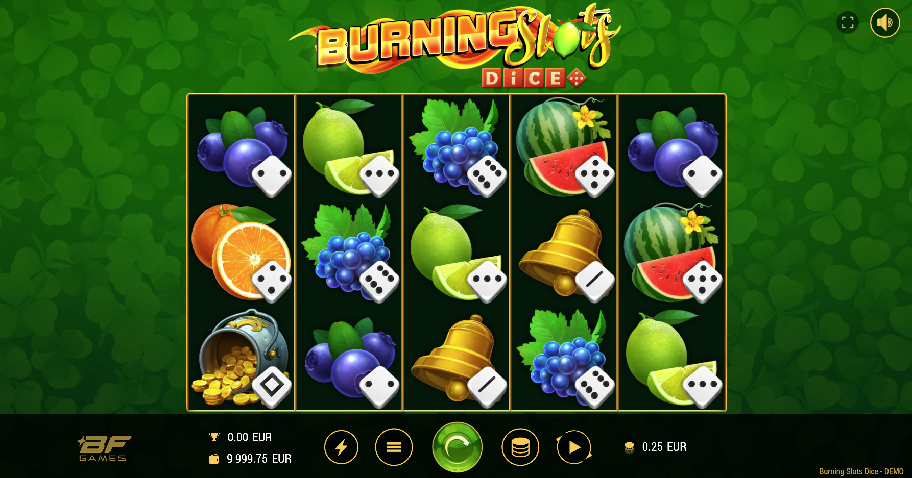 Burning Slots Dice Slot