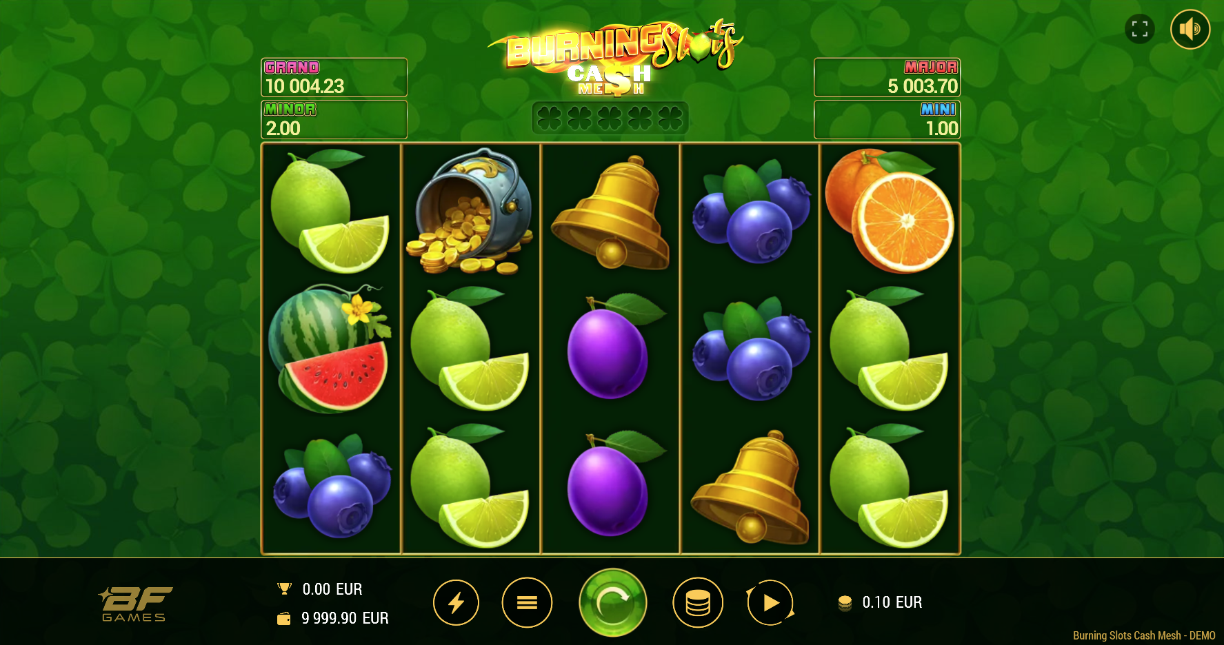 Burning Slots Cash Mesh Slot