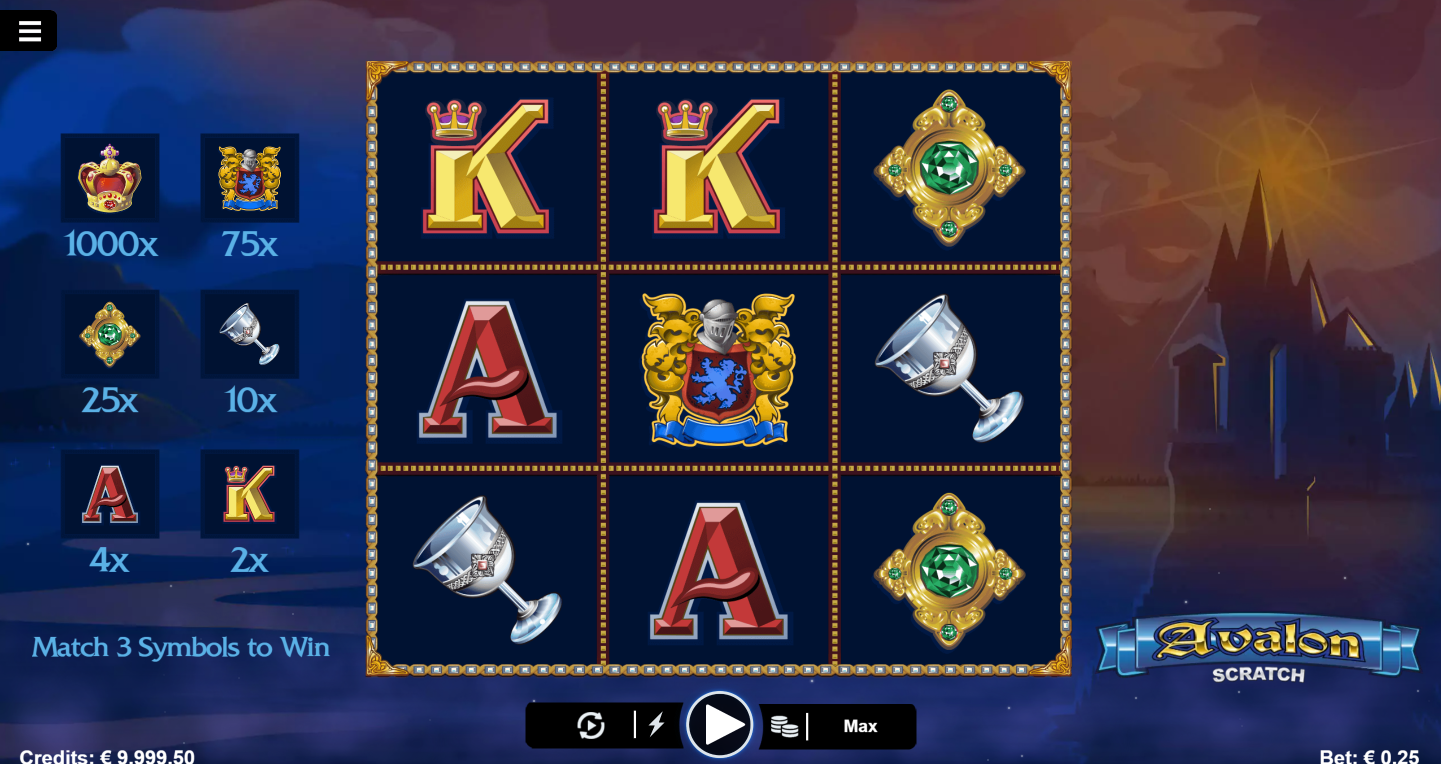 Avalon Scratch Slot